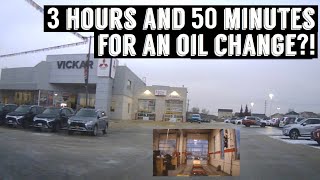 3 Hours & 50 minutes for An Oil Change? | Mitsubishi Vickar Services Experience | Just Ranting