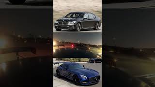 AMG GTR VS BMW 7 60 ROLL 360 CAM VIEW #mercedes #bmw #race