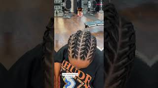 No extension no stress simple hairstyle #shots #flattwists #braids