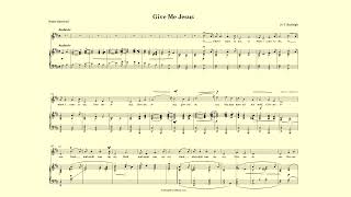 Give Me Jesus – accompaniment – Burleigh - D major