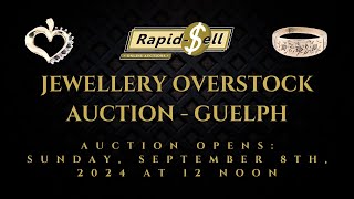 Jewellery Overstock Auction - Guelph, ON - Opens September 8, 2024