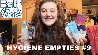 HYGIENE EMPTIES #9 ( bath and body works, PURFUME, etc )