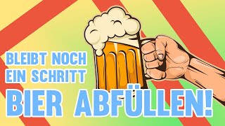 Selbstgebrautes Bier in Flaschen abfüllen. Folge 5: Abfüllung und Nachgärung