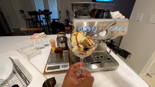 POV Affogato with Breville Barista Express #breville #affogato #espresso