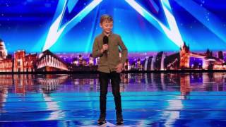 Britain's Got Talent - Little Kid Calls Amanda Holden A Dog | Ned Woodman  Audition