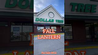 Decorate your lanterns for fall with Dollar Tree finds #dollartree #fall #diy #shorts