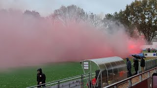 SV ARC - Alphense Boys 🇳🇱 Derby Alphen aan den Rijn 18.11.23 Zegersloot Voetbal Sfeer Pyro Vuurwerk