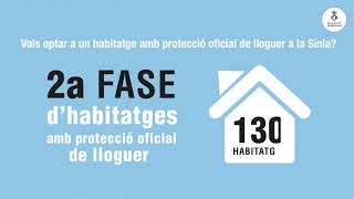 Habitatge amb Protecció Oficial Lloguer barri la Sínia