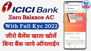 ICICI Bank ZERO Balance Account Opening Process With Full Kyc | Icici Mine Account | Madina Infotech