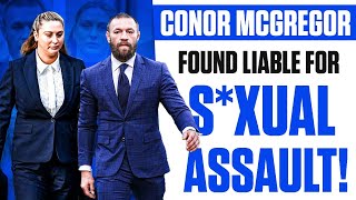 Conor McGregor tarnishes his legacy after GUILTY verdict in civil RA*E case 😱#conormcgregor