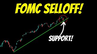 FOMC SELLOFF! Watch Support! #SPY #QQQ #NVDA #TSLA #AAPL #BTC