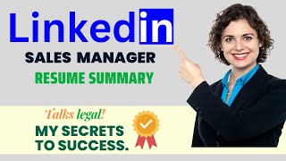 Sales Manager Profile Summary For Linkedin & Resume II How To Write Resume - 3 Resume Summaries