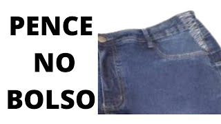 COMO APERTAR CALÇA JEANS INVISIVELMENTE, costura à mão. #costura #pence