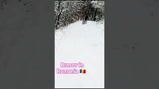 brasov in Romania 🇷🇴 🇪🇺.     #subscribetomychannel #snow #travelvlog #trandingshorts