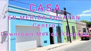 Beautiful house for sale, downtown Merida Yucatan($8,100,000 MXN)3 rooms,3 and a half more bathrooms