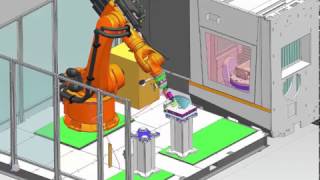 NX CAM Robotics - KUKA & Machine Tending and Polishing