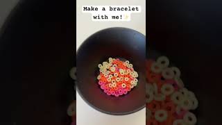 Make a bracelet with me r#bracelets #smallbizz #fypシ