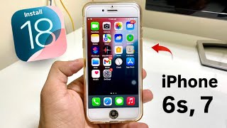 How to Get iOS 18 Official Features on iPhone 6s , 7 - Install ios 18 Features Now