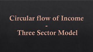 Circular Flow of Income Three Sector Model English