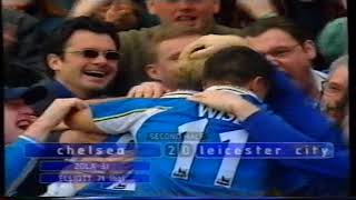 EPL 1999 Chelsea 2 vs Leicester City 2 at Stamford Bridge