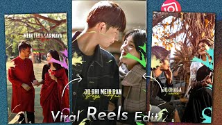 Trending Ink Splash Glowing Lyrics Reels Video Editing | Instagram viral Lyrics Reels Editng