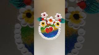 | Beautiful rangoli | #shorts #ytshorts #shortfeed #garba #navratrispecial