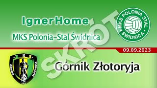 Polonia-Stal Świdnica - Górnik Złotoryja / skrót meczu