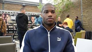 "I Let My Fists Do The Talking" Daniel Dubois