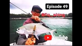 Catching A Incredible Queenfish on Ultralight Fishing Tackle ( ft @fiq_Shing )