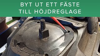 SV - Workshop Tutorials - Fäste till Höjdreglage - YardForce, Biltema, Ferrex, Meec, Garden Feelings