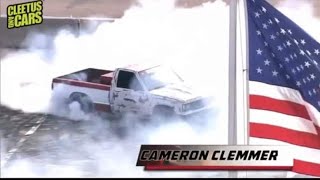 Cleetus and Cars open burnout in the 5.3 S10