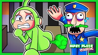 🌈 ESCAPE SCARY POLICEMAN [Teamwork Obby] | Dipsy Plays Roblox Team Prison Escape! Ft. @its-laalaa