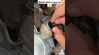 Cara memasang seal/sil gear motor dengan benar