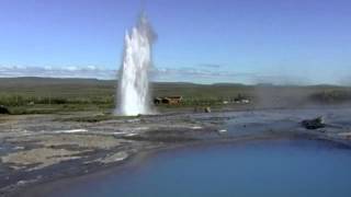 Geyser Strokkur on Iceland