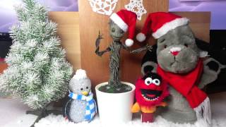 Dancing Baby Groot sings White Christmas