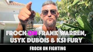 "Come on my channel and SET THE RECORD STRAIGHT!!" Froch responds to Frank Warren.