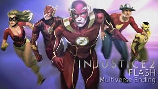 Team of Flashes! Injustice 2 - Flash Multiverse Story Ending