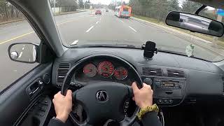 2004 Acura EL - POV City Drive (No Talking)