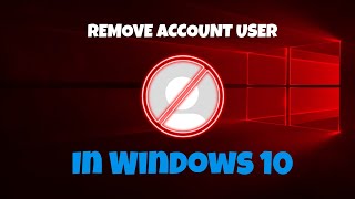 How to add or remove account in Windows 10