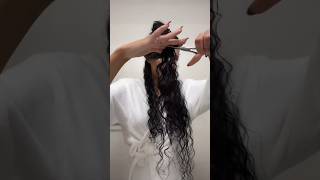 Hair transformation #hair #longhair #haircut #hairtransformation #curlyhair