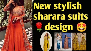 New stylish sharara suits design/Sharara dress design 2024 ll Latest sharara designs