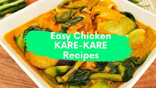 CHICKEN THIGHS WITH PEANUT BUTTER/ CHICKEN KARE-KARE