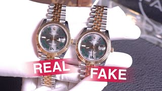 Rolex DateJust "Wimbledon" watch authenticity comparison review | 126331|  Rolex DateJust 41mm