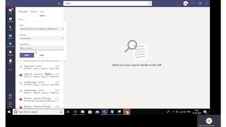 [V] How to use Search capabilities of Microsoft Teams