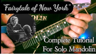 The Complete “Fairytale of New York” Mandolin Tutorial