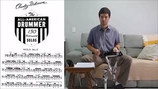 Solo Nº8 - Charley Wilcoxon - The All-American Drummer - 150 Rudimental Solos