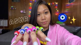 Fast & Aggressive ASMR Plucking Negative Energy🤌 w/ googly eye ring sounds 🧿✨