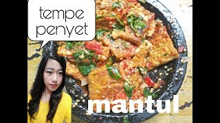 Tempe penyet sambel kemangi..