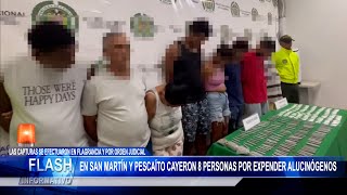 En San Martín y Pescaíto Cayeron 8 Personas por Expender Alucinógenos