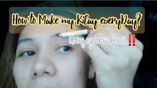 HOW TO MAKE EYEBROW |ROXANNE HERRERA